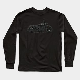 Indian Scout Bobber Sixty 20 black, sn Long Sleeve T-Shirt